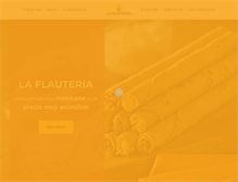 Tablet Screenshot of laflauteria.com